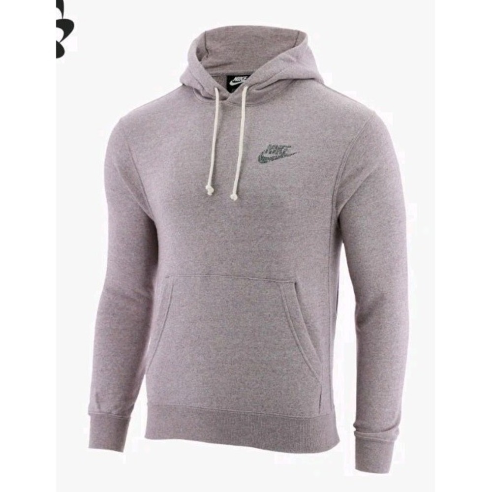 Nike NSW Essentials Light Purple Pullover Hoodie Woman Sz M Speckled Logo Lounge